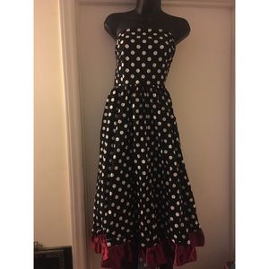 Plus size Chic Star Polka Dot Rockabilly Dress